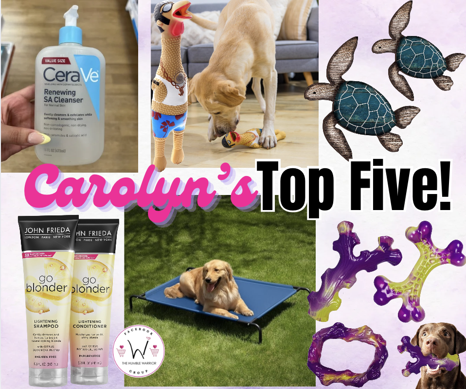 Carolyn’s Top Five!